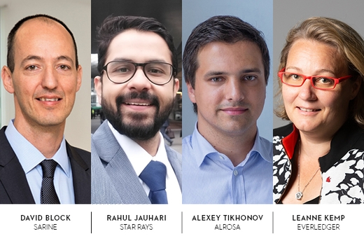 Headshots of speakers on the Podcast sponsered by Sarine second Image