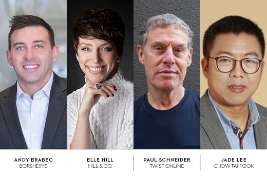 Headshots of speakers on the Podcast sponsered by Sarine forth Image