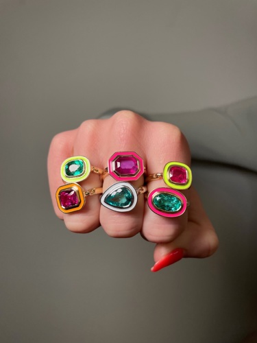 Lenox ring collection by Melissa Kaye image