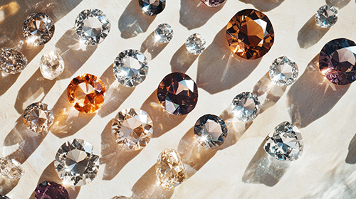 Shining gemstones image