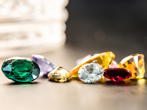 Gemstones closeup Image