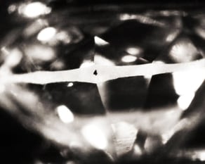 Image 4 – Crown and pavilion girdle facets are painted.