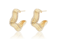 Sorellina Marea gold hoops image