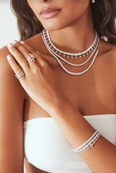 Diamond wrist and neck stack by Anita Ko image
