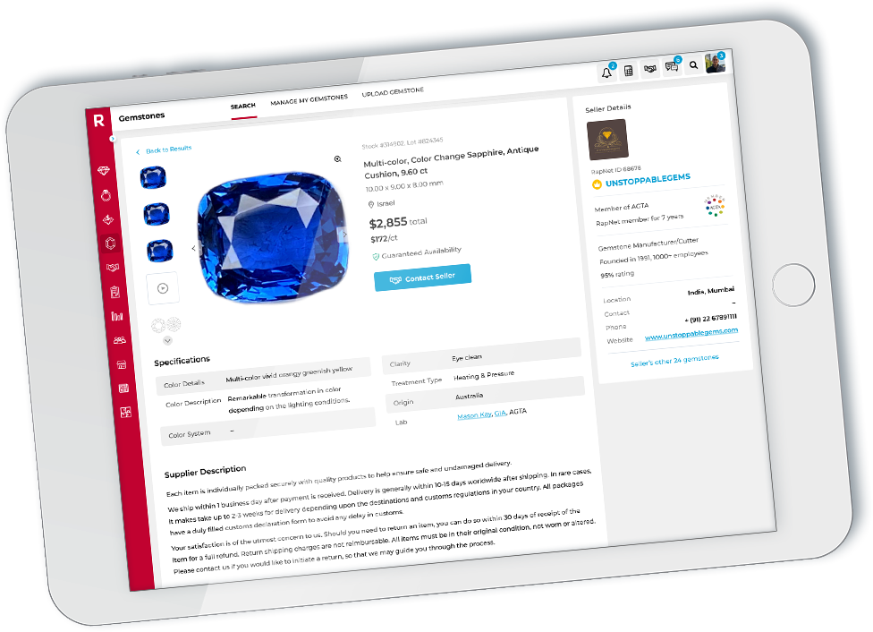 Search sapphires image