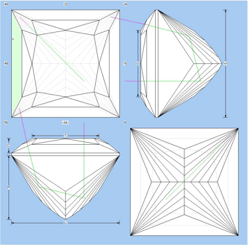 Fish-eye effect image