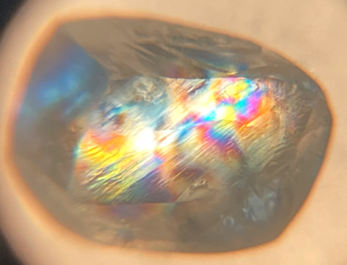 A dodecahedron diamond with severe stress image