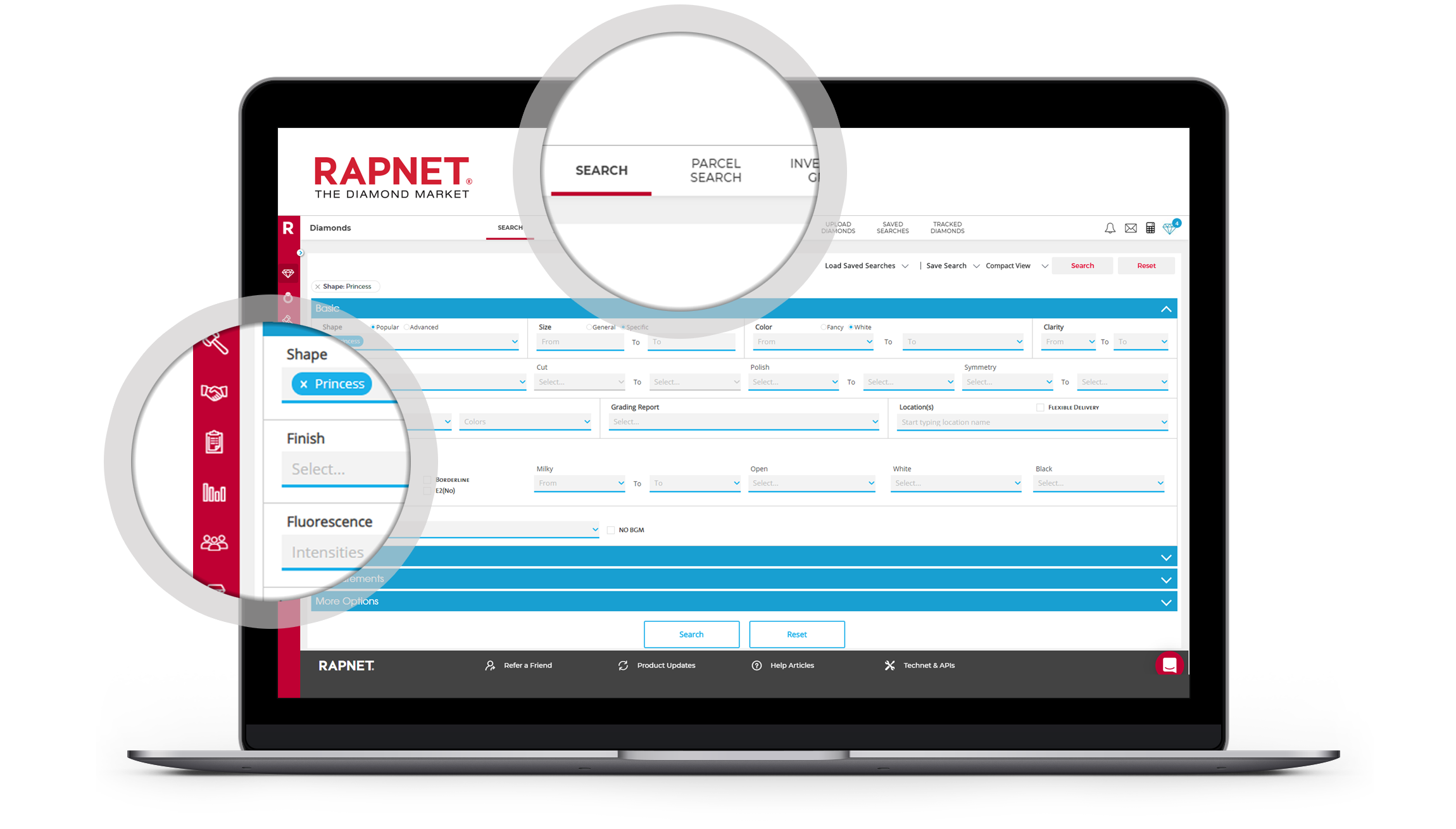 RapNet new menu Image